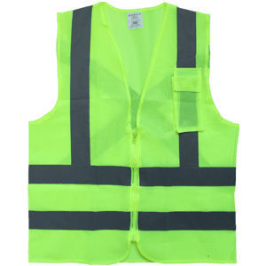 Gilet da lavoro - Hefei HaoXin Protective Technology Co., Ltd. - alta visibilità / resistente all’abrasione / per costruzione