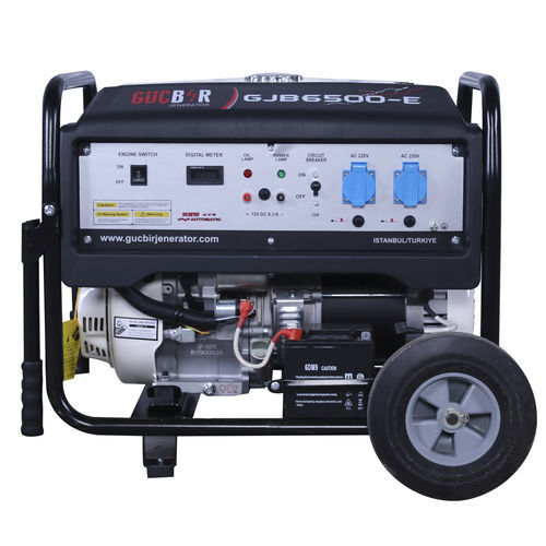 Gruppo elettrogeno a benzina - GJB6500-E - GUCBIR GENERATOR MANUFACTURING CO.LTD. - monofase / con rotelle / 50 Hz