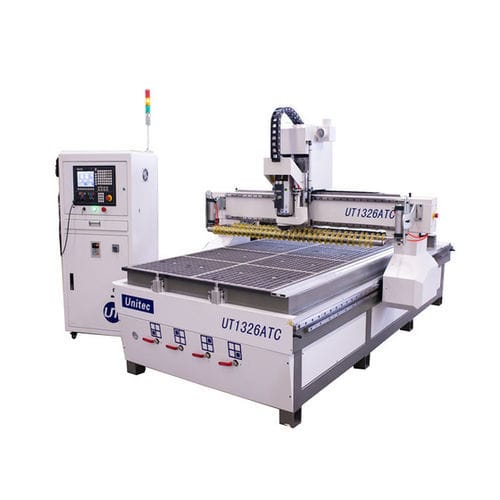 Contornatrice CNC - UT1326ATC - Nanjing Unitec Technology Co.,LTD - 3 assi / per l'acrilico / per uso intensivo