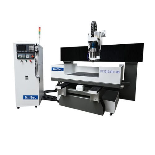 Contornatrice CNC - UT1212ATC-MS - Nanjing Unitec Technology Co.,LTD - 3 assi / con un mandrino / per metallo