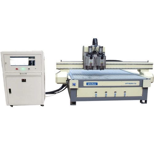 Contornatrice CNC - UT1325-T2 - Nanjing Unitec Technology Co.,LTD - 3 assi / con aspirazione