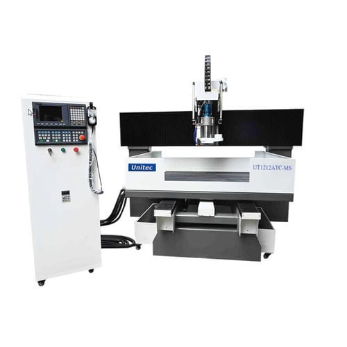 Macchina per incisione a mandrino - UT1212ATC-MS - Nanjing Unitec Technology Co.,LTD - per metallo / per materie plastiche / in alluminio