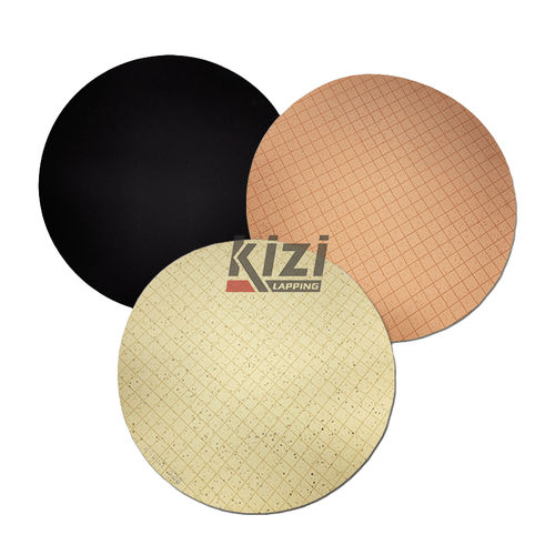 Disco di levigatura in poliuretano - Dongguan Kizi Precision Lapping Mechanical Manufacture Co., Ltd - in tessuto / in tessuto non tessuto / per l'industria ottica