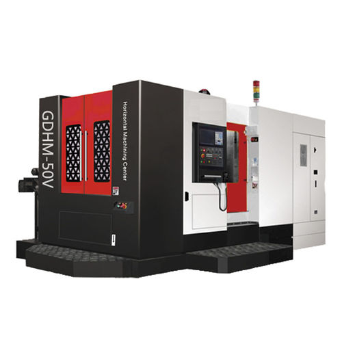 Centro di lavoro CNC orizzontale - GDHM-50VNC - Dongguan Gooda Machinery Manufacturing Co., Ltd. - 3 assi / per acciaio / con tavola rotante intermittente