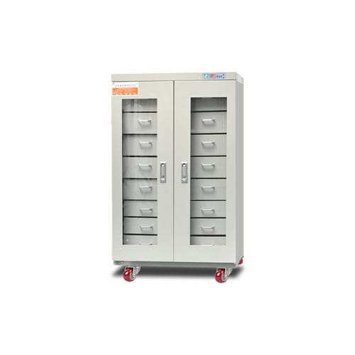 Armadio in atmosfera asciutta - Changshu Tongrun Electronic Technology Co., Ltd. - di stoccaggio / con rotelle / a cassetti