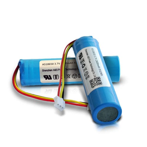 Pila ricaricabile a ioni di litio - AS-18650-2600 - Shenzhen AS Power Technology Co., Ltd - cilindrica / 3 V / industriale
