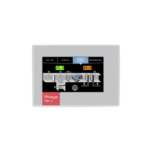 HMI con touch screen resistivo - TD410 - Pixsys - embedded / 480 x 272 / ARM Cortex-A8