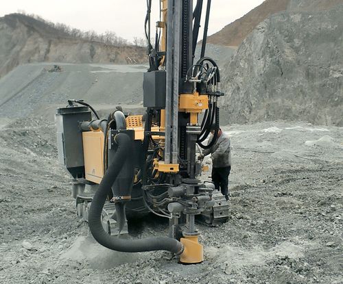Perforatrice rotativa - TAIYE-660-DTH - Xuanhua Taiye Drilling Machinery Co.,LTD - fondo foro / per cantiere di costruzione