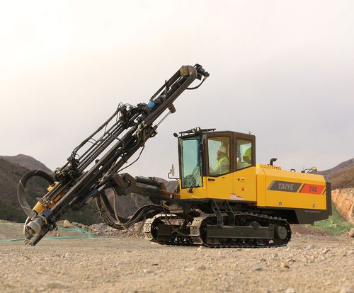 Perforatrice cingolata - TAIYE-T45-TH - Xuanhua Taiye Drilling Machinery Co.,LTD - su autotelaio / rotativa / a percussione