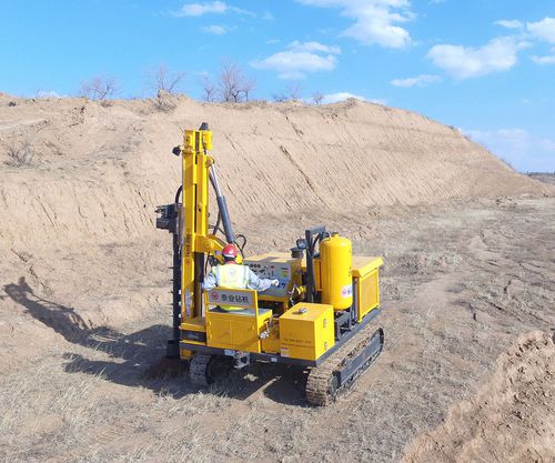 Perforatrice rotativa - TAIYE-D50-DTH - Xuanhua Taiye Drilling Machinery Co.,LTD - idraulica / per cantiere di costruzione / per applicazioni fotovoltaiche
