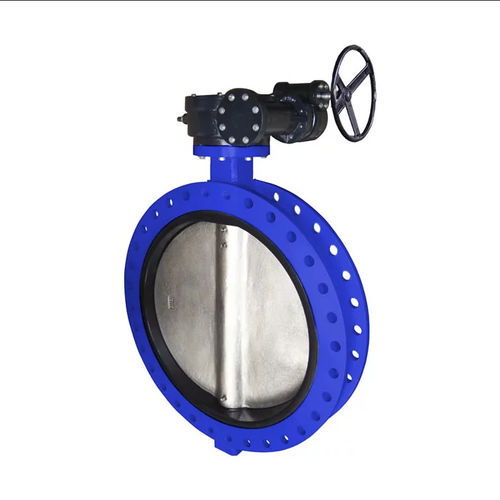 Valvola a farfalla - wenzhou domos fluid equipment co.,ltd - a leva / elettrica / con doppia flangia