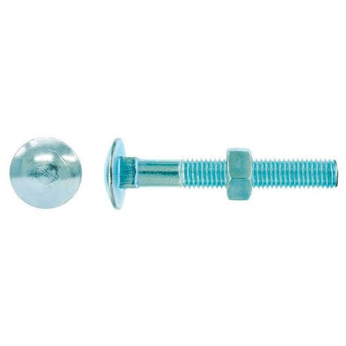 Bullone a testa bombata - 603/934 ZN - Chavesbao - in acciaio zincato / con quadro sottotesta