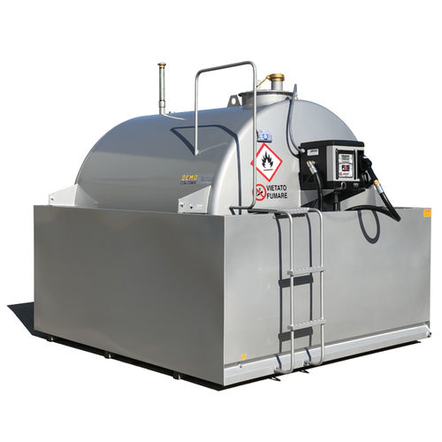 Serbatoio di stoccaggio di gasolio - CUBE70 B.SMART - Demo Serbatoi - per la distribuzione / in acciaio al carbonio / cilindrico
