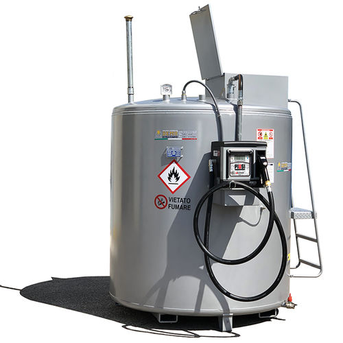 Serbatoio di stoccaggio di gasolio - CUBE70 B.SMART - Demo Serbatoi - per la distribuzione / in acciaio al carbonio / cilindrico