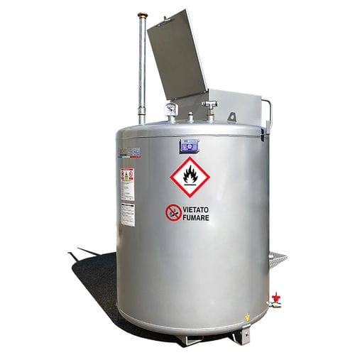 Serbatoio di stoccaggio di gasolio - GE - Demo Serbatoi - per generatore / in acciaio al carbonio / cilindrico