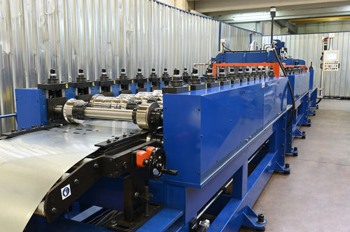 Linea di profilatura per profilati galvanizzati - TECNOMA - per serrande / automatica / controllata da PLC