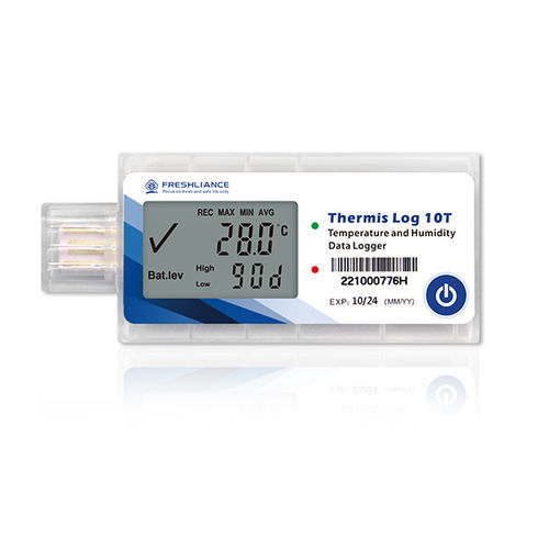 Data logger di temperatura - Thermis Log 10T - Zhengzhou Freshliance Electronics Corp.,Ltd - USB / NTC / con display LCD