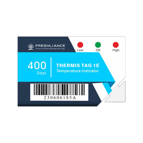 Indicatore di temperatura - Thermis Tag 1E - Zhengzhou Freshliance Electronics Corp.,Ltd - LED / con alimentazione a batteria / irreversibile