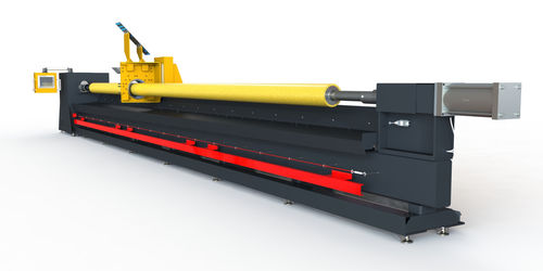 Avvolgitrice per tubi scanalati - Engineering Technology Corporation - per linea di estrusione
