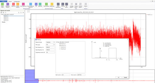 Software di analisi di vibrazioni - SignalUp - RULA Technologies - di analisi statistica / di visualizzazione / di calcolo