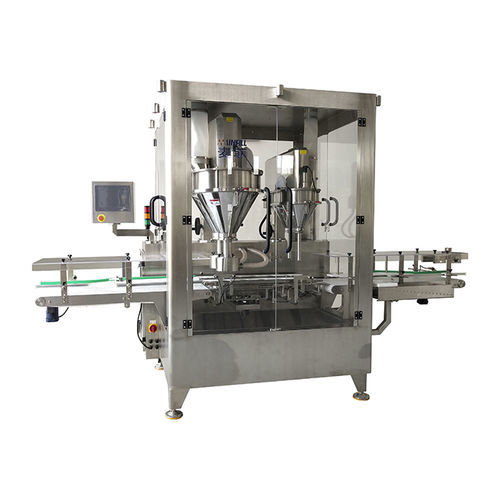 Riempitrice automatica - MFA-W2 - JIAXING MAINFILL Packaging Machinery Co.,Ltd - per lattine / per polveri / per riso
