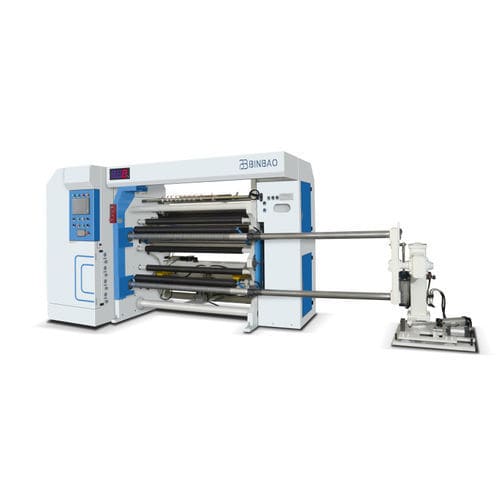 Taglierina ribobinatrice per pellicole plastiche - SLC-F - Wenzhou Binbao Machinery - per imballaggi