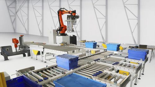 Sistema di stoccaggio automatico verticale - Soft Robot Tech Co.,Ltd - per lastre in granito / per lastre in pietra / di lastre in marmo