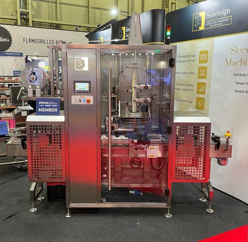 Sleeveratrice automatica - Sovereign Labelling Machines Limited - per pacchi di bottiglie / per bottiglie / per tubi flessibili
