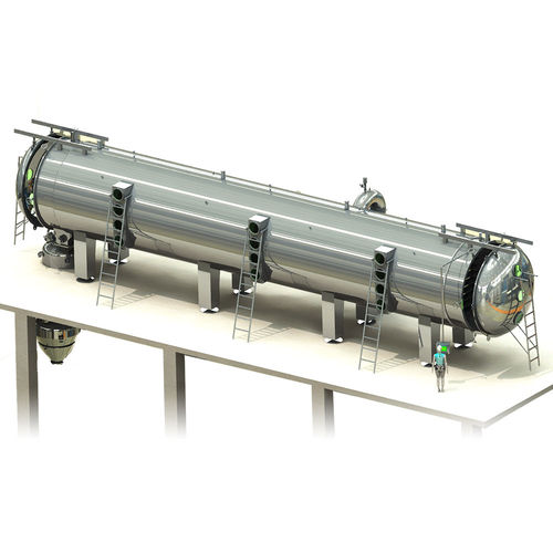 Sistema di asciugatura sottovuoto - Wenzhou Jinbang Light Ind Machinery Co., Ltd - ad aria secca / continuo / per l'industria agroalimentare