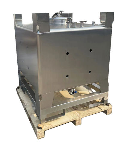Contenitore IBC in acciaio inossidabile - Wenzhou Jinbang Light Ind Machinery Co., Ltd - per liquidi / di prodotto chimico / per alimenti