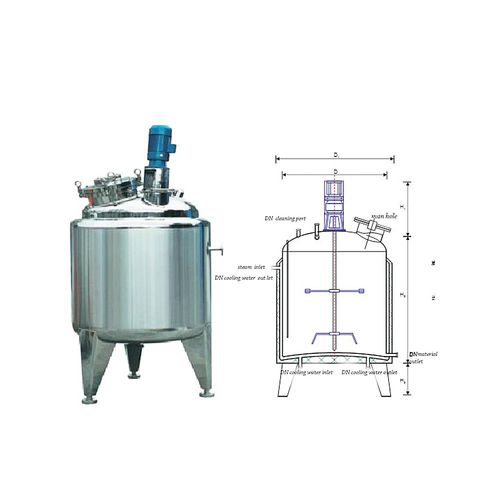 Serbatoio per prodotti chimici - Wenzhou Jinbang Light Ind Machinery Co., Ltd - per liquidi / per prodotti alimentari / per l'industria agroalimentare