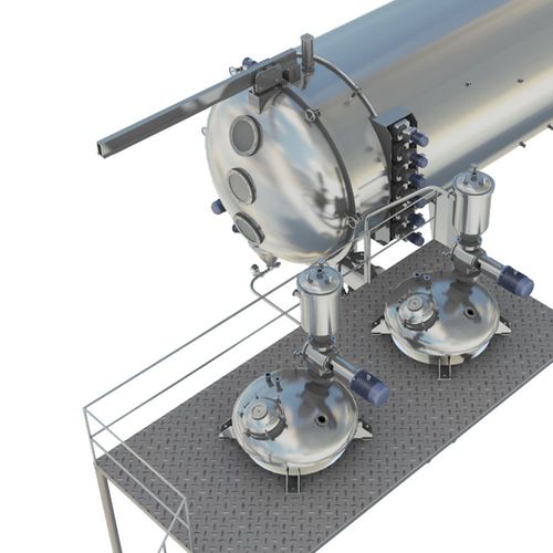 Essiccatore sottovuoto - Wenzhou Jinbang Light Ind Machinery Co., Ltd - continuo / per caffè / per l'industria farmaceutica