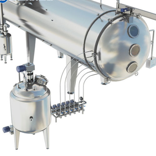 Essiccatore sottovuoto - Wenzhou Jinbang Light Ind Machinery Co., Ltd - continuo / per l'industria agroalimentare / per l'industria farmaceutica