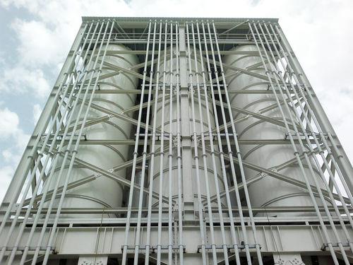 Centrale di produzione per il settore dell'edilizia - TOWER DRYMIX - Varlik Makina Sanayi İç ve Dış Tic. A.Ş. - funzionamento verticale