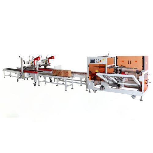 Formatrice di cartoni automatica - FK-KF - Guangdong Fineco Machinery Group Co., Ltd - chiusura dal basso / pneumatica