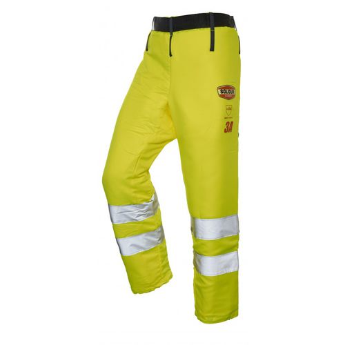 Pantaloni da lavoro - GLOW - Solidur - alta visibilità / in poliestere / giallo