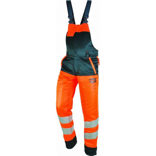 Tuta da lavoro con bretelle da lavoro - GLOW - Solidur - antitaglio / alta visibilità / in poliestere