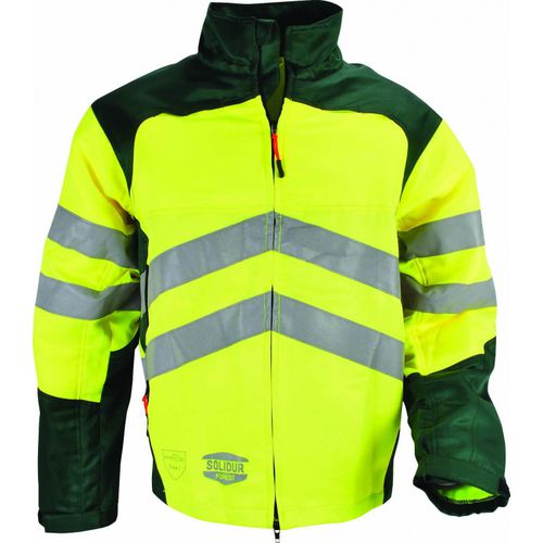 Giacca da lavoro - GLOW - Solidur - antitaglio / alta visibilità / in poliestere