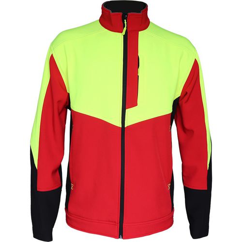 Giacca da lavoro - ODON - Solidur - in poliestere / in spandex / rossa