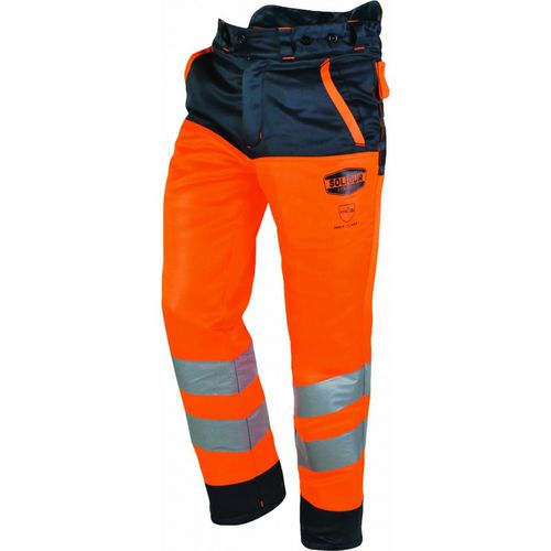 Pantaloni da lavoro - GLOW - Solidur - alta visibilità / antitaglio / in poliestere