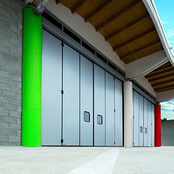 Porta a libro - Moreschi Chiusure Industriali S.r.l. - in acciaio inossidabile / per interno / isolata