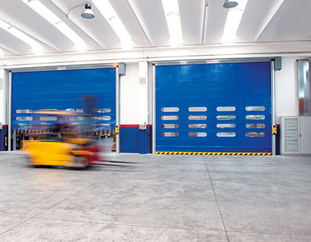 Porta a libro - SPEEDY  - Moreschi Chiusure Industriali S.r.l. - in acciaio galvanizzato / industriale