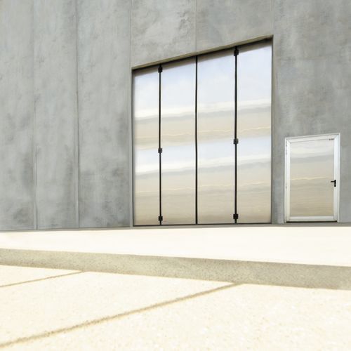 Porta con cerniera - HINGE INOX - Moreschi Chiusure Industriali S.r.l. - a libro / in acciaio inossidabile / di sicurezza