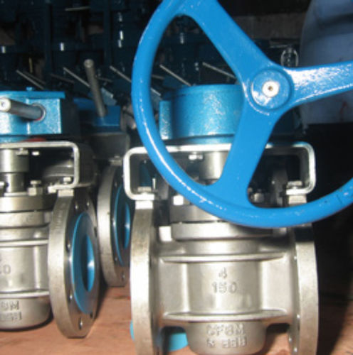 Valvola a otturatore - China MED Valve Co., Ltd. - con volante / per cloro / con flangia