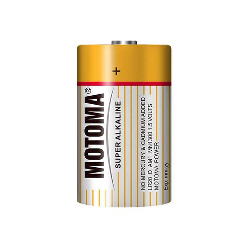Batteria alcalina - LR20 - Shenzhen Motoma Power Co. Ltd - tipo D / 1,5 V