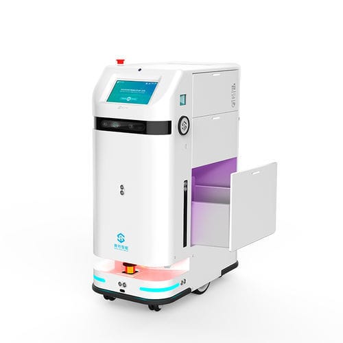 Robot di consegna per medicinali - A1 - GUANGZHOU SAITE INTELLIGENT TECHNOLOGY CO., LTD. - per ospedale / su ruote / autonomo