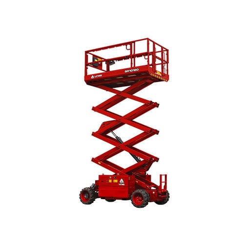 Piattaforma elevatrice a forbice mobile - SR1018D - Lingong Group JinanHeavy Machinery Co., Ltd. - idraulica / con motore diesel / per terreno accidentato