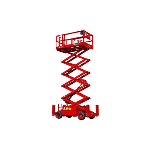 Piattaforma elevatrice a forbice mobile - SR1218D - Lingong Group JinanHeavy Machinery Co., Ltd. - idraulica / con motore diesel / per uso in interni ed esterni