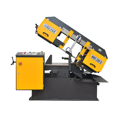 Troncatrice angolare - BMS-320G - Beka-Mak - a nastro / orizzontale / per acciaio