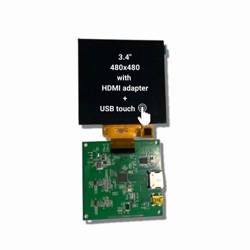 Modulo di visualizzazione TFT LCD - TBG-034BST-01C - TAILOR PIXELS TECHNOLOGY CO., LTD. - IPS / con touch screen capacitativo / 480 x 480